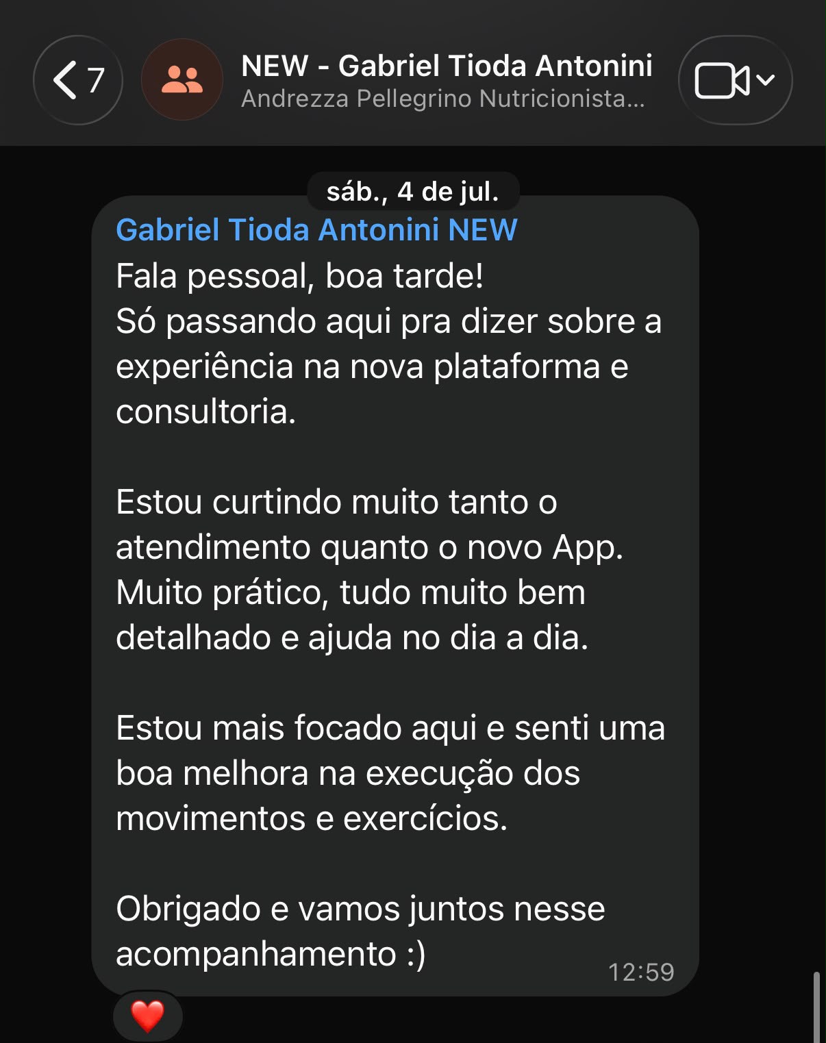Grupo exclusivo no WhatsApp