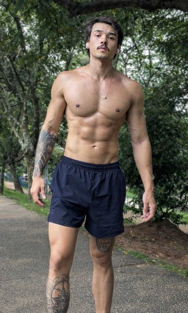 Atleta da New Athlete ao ar livre